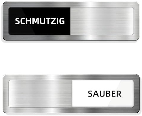 Magnete für Spülmaschine SAUBER/SCHMUTZIG Sign, Clean Dirty Dishwasher Sign | Verwendet für Reinigung und Schmutz Erinnerungszeichen, Magnete Kühlschrank Modische Küchendekoration