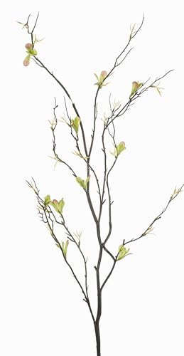 artplants.de Künstlicher Zweig Birke ZUNLER, grün, 90cm - Deko Birkenzweig