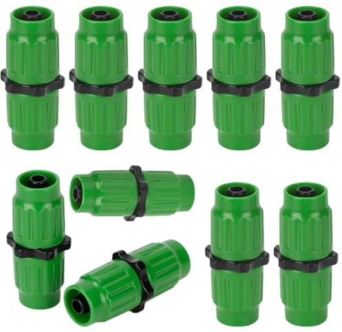 Opdestn Flexibler Schlauch Reparatur-Set,Gartenschlauch-Verbinder Mit Sicherheitsverschluss | Dichtes Bewässerungsrohr Zubehör 10-teilig Für Hofreinigung & Fahrzeugpflege