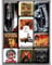 Nostalgic-Art Retro Fridge Magnets Movie-Art Style – Gift idea for Film Lovers, Set for Notice Board, Multicoloured, 9 Pieces