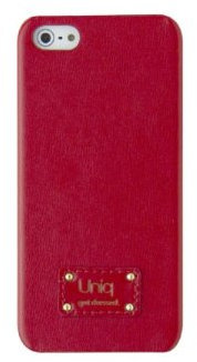 UNIQ Courvirsuit Soiree Schutzhülle für iPhone 5, Blutrot
