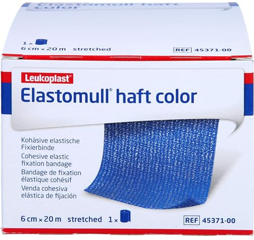 ELASTOMULL haft color 6 cmx20 m Fixierb.blau 1 St