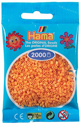 Hama - Mini Sachet 2000 Perles Marron Nounours, 501-60