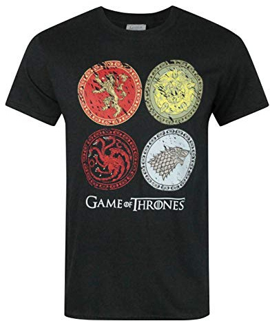Game of Thrones House Crests Men's T-Shirt Black