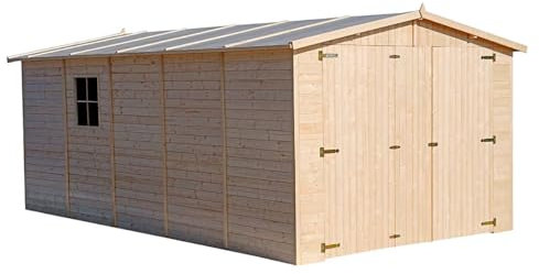 Gardiun Garage in Legno Mikhail I 16,78 m² Esterni 516x324x192/222 cm
