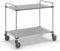 kaiserkraft | Edelstahl-Tischwagen VARITHEK SERVO+ | LxBxH 1070 x 670 x 950 mm | Ladefläche 1000 x 600 mm | 2 Etagen | Tragfähigkeit 120 kg