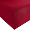 REDBEST Jersey-Stretch Spannbettlaken San Francisco 100% Baumwolle, Bordeaux Größe 90x190 cm - 100x200 cm - weiche Qualität, bügelfrei, Rundumgummi, bis 20 cm Höhe