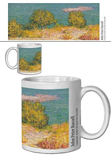 1art1 John Peter Russell Landschaft, Antibes, Die Bucht Von Nizza, 1891 Foto-Tasse Kaffeetasse 9x8 cm
