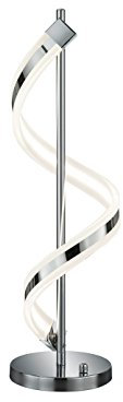 Trio Leuchten LED Tischleuchte Sydney 572910106, Metall chrom, inkl. 14.5 Watt LED, 572910106 Sydney, 20 x 20 x 63 cm