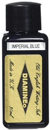 Diamine 30ml Imperial Blue fountain pen ink bottle