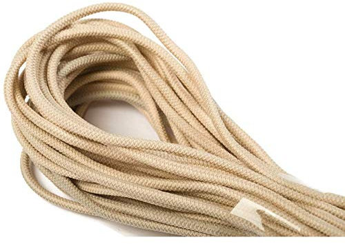 Jajasio 10 m Gummikordel 3mm, Elastische Kordel Auswahl aus 37 Farben Gummischnur Elastische Kordel/Farbe: 03 - beige