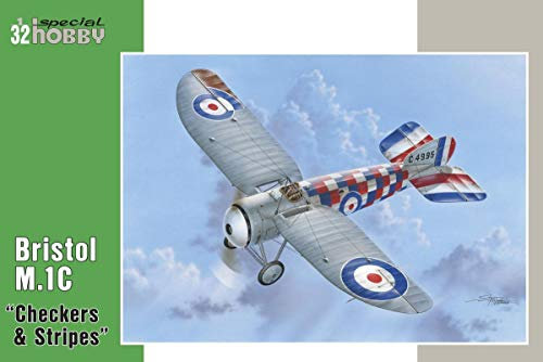 Modellino Aereo Bristol M.1C Checkers & Stripes Scala 1:32