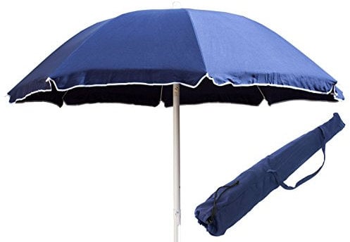 Joy Summer Ombrellone Spiaggia in COTONE tinta unita Mare Lido LIPARI - Blu