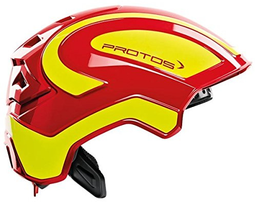 Protos Sicherheitshelm Integral Industry Integral Lösung, Farbe:rot/gelb