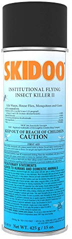 Diversey 5814919 Skidoo Institutional Flying Insect Killer II, Kills Flies, Gnats, Mosquitoes, Wasps & More, Aerosol Bug Spray, 15-Ounce