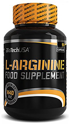 BioTechUSA L-Arginine Kapseln | 1000mg pro Portion | Unverzichtbar für Sportler | Stickstoffmonoxid-Unterstützung | 90 Kapseln