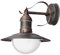 Lindby Edelstahl LED Wandlampe aussen Antik Look, Wandleuchte außen Außenleuchte IP44 Außenlampe Außenwandleuchte Gartenlampe Aussenleuchte