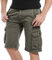Kuson Hommes Shorts Bermudas Cargo Outdoor Coton Casual Lâche avec Poche Army Vert FR 38