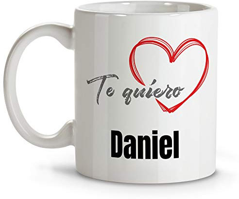 Taza de San Valentín Personalizada. Regalos Para Mujer Joven. Taza San Valentin Te Quiero. Regalo Personalizado Mujer Tazas Originales Para Regalar Hombre. Regalos Parejas Originales. Chavenas Cafe.