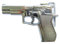 Urban Backwoods Pistol III Gürtelschnalle für Wechselgürtel Buckle