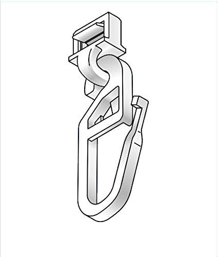 Gardinengleiter Clickgleiter HC 72 für Aluminium Gardinenschiene 4 mm Lauf