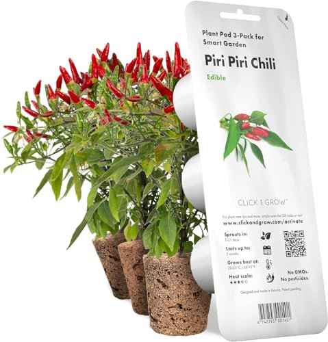 Click and Grow Smart Garden Piri Piri Chili Pflanzenkapseln, 3er-Pack
