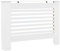 Festnight Cubierta para Radiador Mueble para Radiador Cubre Radiadores MDF Blanco 112x19x81,5 cm