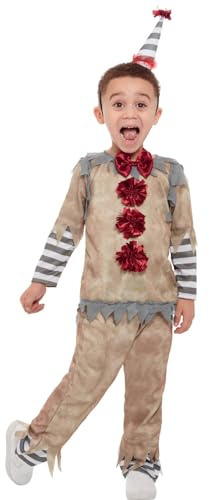 Smiffys Toddler Vintage Clown Costume, Grey Halloween und Karneval