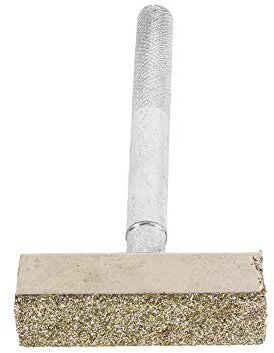 Schleifscheibenabrichter, Diamantschleifscheibe, Radabrichter Richtiges Werkzeug, galvanisierter Diamant-T-förmiger Radabrichter, 45 × 100 mm Stein Kommode, Schleifscheibe Dresser