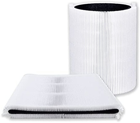 PUREBURG Replacement True HEPA Filters Compatible with Blueair Blue 3410 & Blue pure 311 Auto Air Purifiers, H13 Activated Carbon 2-IN-1,2-Pack