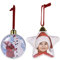 5 Pairs Weihnachtsbaumkugel Foto Weihnachtskugeln Durchsichtig,Weihnachtskugel Foto Valentine Geburtstagsgeschenk Transparentes Foto Weihnachtsbaum Hängendes,Fünf-Sterne-Kugeln Und Runde Fotokugel