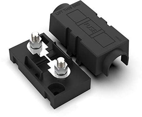 AUPROTEC Sicherungshalter für MIDI Sicherungen mit Schutzabdeckung inkl. Streifensicherung 150 A