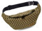 Leon Gürteltasche Bauchtasche Hüfttasche 100% Baumwolle Fanny Pack Belly Belt Moon Bag Bumbag Boho Hippie Tribal (GT RauteBraunBeige)