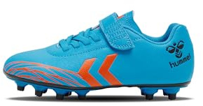 hummel Unisex Kinder Top Star F.g. Jr Football Shoe, Blue Orange, 36 EU