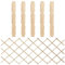 Tidyard Clôtures de Jardin Clôtures en Bois Clôtures en Treillis Extensible Panneaux de Clôture 5 pcs 180x80 cm