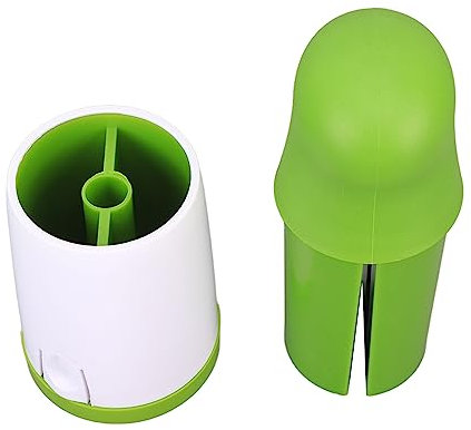 YUMILI Edelstahl Grinder, Kräutermühle Gewürzmühle Petersilie Reibe Shredder Multifunktional Sicher Doppelklinge Manuelle Reibe Mühle Gewürzmühle Für Kochutensilien