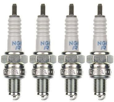 4x Zündkerze CR7HSA / A7RTC – passend für 50–125ccm 4-Takt Roller mit GY6 139QMB/QMA Motor – für Peugeot Speedfight 3/4, Kymco Agility, Rex RS 450, Sachs 49er – Zündkerzen Set Roller/Moped