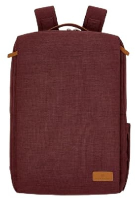 Nordace Siena Pro 17 - Zaino intelligente con ricarica USB, per laptop da 17, 26 l, per viaggi giornalieri o lavoro, Rosso, Standard