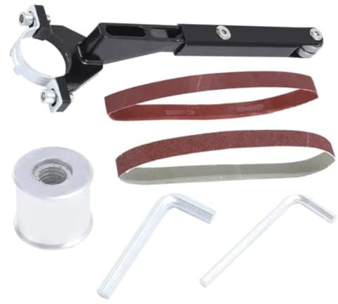 Yuyyurt Smerigliatrice Angolare con Supporto per Levigatrice A Nastro Retrofit per Modelli 100 115 125 Smerigliatrice Angolare per Levigatura di Legno/Metallo Durevole Facile Installazione