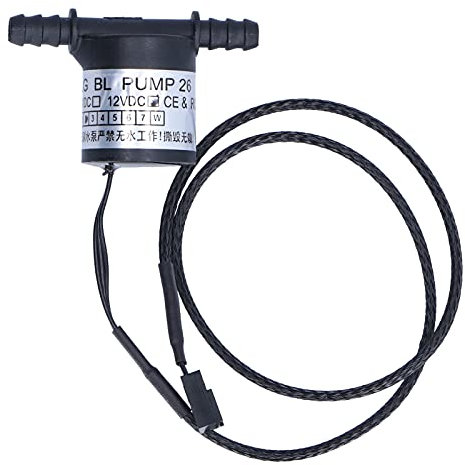 Baxnore 26 06 Water Pump, ABS Water Transfer Pump, Portable Electric Water Pump, 12V Quiet Water Aspirator for Waterfall Waterscape Fountain