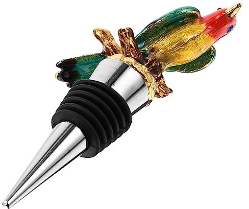 Zerodeko Tappo per Bottiglia Forma di Volatile Tappo Sigillante per Bottiglie di Vino Tappabottiglie per Bevande