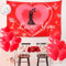 Valentinstagsbanner YBwanli valentinstag deko,heiratsantrag verlobung deko,marry me,romantische deko,Dekoratives Herzballon-Set aus StoffI Love youLass die Liebe so direkt werden