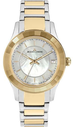 JACQUES LEMANS Damenuhr Venice Metallband 1-2194F