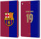 Head Case Designs Offizielle FC Barcelona Lamine Yamal 2024/25 Spieler Home Kit Leder-Wallet-Hülle Kompatibel mit Apple iPad 10.2 2019/2020/2021