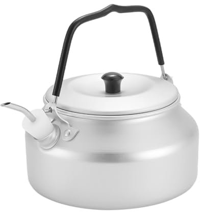 DONFAMDS Bouilloire Portable Acier Inoxydable Pour Camping Bouilloire Multifonction Pour Boisson Chaude Et Cuisine Plein Air Design Compact Et Pratique