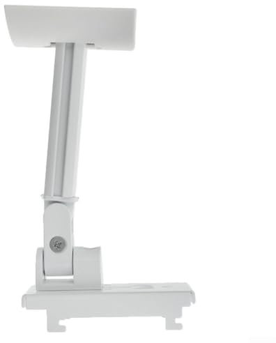 FortunateSweet Speaker Wall Mounts, Dual Side Clamping Bookshelf Mounting Bracket for Bose Cube Speaker, Adjustable Mounting, Easy Installation(White)