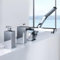Bath Shower Mixer TAP SET CHE CHE COLD E BRASSO BRASSO CHOTTI CON MANORE SINGOLA CHROME Aqiong