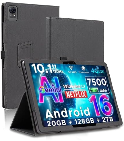 AKNICI Tablet Hülle für POPUX P10 PRO/POPUX P10PRO / DOOGEE Tab G5 Tablet 10 Zoll, PU Leder Abdeckung Klappständer Case Cover Schutzhülle mit Handschlaufe Magnet