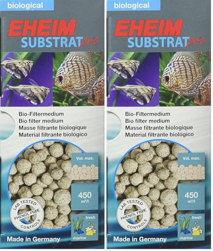 EHEIM Substrat pro, 250 ml (Bio-Filtermedium) (Packung mit 2)