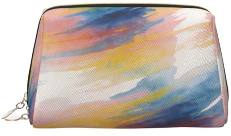 Grande trousse de maquillage de voyage imprimée drapeau de Brême - 3 poches intérieures pour les essentiels, Coups de pinceau chauds, One Size, Classique